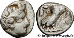 Greek Coins ATTICA - ATHENS Type : Tétradrachme  Date : c. 430 AC.  Mint name / Town : Athènes  Metal : silver  Diameter : 24,5  mm Orientation dies : 9  h. Weight : 16,87  g. Obverse legend : Anépigr