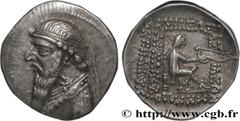 Greek Coins PARTHIA - PARTHIAN KINGDOM - MITHRADATES II Type : Drachme  Date : c. 109 - 96/95 AC.  Mint name / Town : Rhagae, Parthie  Metal : silver  Diameter : 21,5  mm Orientation dies : 12  h. Wei
