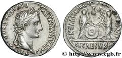 Roman coins AUGUSTUS, CAIUS and LUCIUS Type : Denier  Date : 2 AC. - AD. 12  Mint name / Town : Lyon  Metal : silver  Millesimal fineness : 900  ‰ Diameter : 19  mm Orientation dies : 2  h. Weight : 3