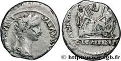 Roman coins AUGUSTUS, CAIUS and LUCIUS Type : Denier  Date : 2 AC. - AD. 12  Mint name / Town : Lyon  Metal : silver  Millesimal fineness : 900  ‰ Diameter : 18  mm Orientation dies : 6  h. Weight : 2