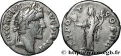 Roman coins ANTONINUS PIUS Type : Denier  Date : 145  Mint name / Town : Rome  Metal : silver  Millesimal fineness : 850  ‰ Diameter : 16,5  mm Orientation dies : 6  h. Weight : 3,32  g. Rarity : R1  