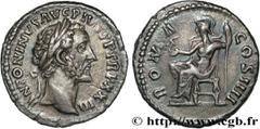 Roman coins ANTONINUS PIUS Type : Denier  Date : 160  Mint name / Town : Rome  Metal : silver  Millesimal fineness : 850  ‰ Diameter : 17  mm Orientation dies : 12  h. Weight : 3,29  g. Rarity : R1  O