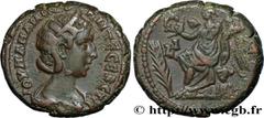 Provincial Coins JULIA MAMAEA Type : Tétradrachme  Date : an 12  Mint name / Town : Alexandrie, Égypte  Metal : billon  Diameter : 21  mm Orientation dies : 12  h. Weight : 12,85  g. Rarity : R1  Obve