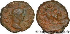 Provincial Coins CARUS Type : Tétradrachme  Date : (an 2)  Mint name / Town : Alexandrie, Égypte  Metal : copper  Diameter : 18,5  mm Orientation dies : 11  h. Weight : 7,45  g. Rarity : R2  Obverse d