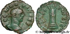 Provincial Coins CARUS Type : Tétradrachme  Date : (an 2)  Mint name / Town : Alexandrie, Égypte  Metal : copper  Diameter : 19,5  mm Orientation dies : 12  h. Weight : 7,70  g. Rarity : R2  Obverse d