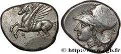 Greek Coins CORINTHIA - CORINTH Type : Statère  Date : c. 350-285 AC.  Mint name / Town : Corinthe, Corinthie  Metal : silver  Diameter : 18,5  mm Orientation dies : 5  h. Weight : 8,60  g. Rarity : R