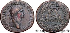 Roman coins CLAUDIUS Type : Sesterce  Date : 42-43  Mint name / Town : Rome  Metal : copper  Diameter : 33,5  mm Orientation dies : 6  h. Weight : 28,61  g. Rarity : R1  Obverse legend : TI CLAVDIVS C