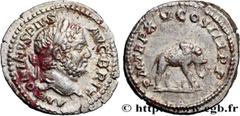 Roman coins CARACALLA Type : Denier  Date : 212  Mint name / Town : Rome  Metal : silver  Millesimal fineness : 550  ‰ Diameter : 19  mm Orientation dies : 6  h. Weight : 3,76  g. Rarity : R2  Officin