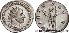 Roman coins AEMILIANUS Type : Antoninien  Date : 253  Mint name / Town : Rome  Metal : billon  Millesimal fineness : 350  ‰ Diameter : 20,5  mm Orientation dies : 6  h. Weight : 3,22  g. Rarity : R2  