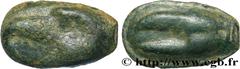Greek Coins SICILY - AKRAGAS Type : Onkia  Date : c. 450 AC.  Mint name / Town : Agrigente, Sicile  Metal : copper  Diameter : 11  mm Orientation dies : 12  h. Weight : 4,94  g. Rarity : R2  Obverse d