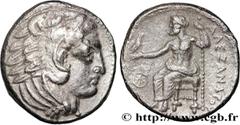 Greek Coins MACEDONIA - MACEDONIAN KINGDOM - ALEXANDER III THE GREAT Type : Tétradrachme  Date : c. 325-323 AC.  Mint name / Town : Amphipolis, Macédoine  Metal : silver  Diameter : 27  mm Orientation