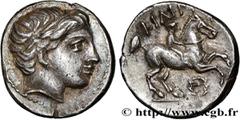 Greek Coins MACEDONIA - MACEDONIAN KINGDOM - PHILIP III ARRHIDAEUS Type : Cinquième de tétradrachme  Date : c. 323/322 - 316/315 AC.  Mint name / Town : Amphipolis,Macédoine  Metal : silver  Diameter 