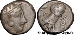 Greek Coins ATTICA - ATHENS Type : Tétradrachme  Date : c. 350-320 AC.  Mint name / Town : Athènes, Attique  Metal : silver  Diameter : 21,5  mm Orientation dies : 7  h. Weight : 16,85  g. Rarity : R1