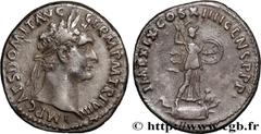 Roman coins DOMITIANUS Type : Denier  Date : 89  Mint name / Town : Rome  Metal : silver  Millesimal fineness : 900  ‰ Diameter : 19  mm Orientation dies : 12  h. Weight : 3,32  g. Obverse legend : IM