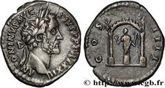 Roman coins ANTONINUS PIUS Type : Denier  Date : 158-159  Mint name / Town : Rome  Metal : silver  Millesimal fineness : 900  ‰ Diameter : 18  mm Orientation dies : 5  h. Weight : 3,24  g. Rarity : R2