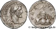 Provincial Coins ANTONINUS PIUS Type : Drachme  Date : 139  Mint name / Town : Césarée, Cappadoce  Metal : silver  Millesimal fineness : 700  ‰ Diameter : 18,5  mm Orientation dies : 6  h. Weight : 3,