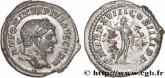 Roman coins CARACALLA Type : Denier  Date : 215  Mint name / Town : Rome  Metal : silver  Millesimal fineness : 500  ‰ Diameter : 19,5  mm Orientation dies : 6  h. Weight : 3,32  g. Rarity : R1  Offic