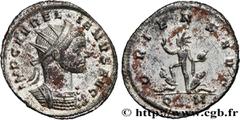 Roman coins AURELIAN Type : Antoninien  Date : printemps  Date : 274  Mint name / Town : Milan  Metal : billon  Millesimal fineness : 50  ‰ Diameter : 23,5  mm Orientation dies : 12  h. Weight : 3,16 