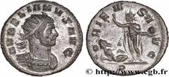 Roman coins AURELIAN Type : Antoninien  Date : fin 273 - début 274  Date : 273-274  Mint name / Town : Rome  Metal : billon  Millesimal fineness : 50  ‰ Diameter : 20,5  mm Orientation dies : 1  h. We