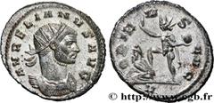 Roman coins AURELIAN Type : Antoninien  Date : fin 273 - début 274  Mint name / Town : Rome  Metal : billon  Millesimal fineness : 50  ‰ Diameter : 21,5  mm Orientation dies : 9  h. Weight : 4,54  g. 