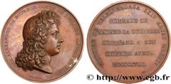 Medals LOUIS-ALEXANDER OF BOURBON Type : Médaille, Hommage à la victoire de Velez-Malaga  Date : (1818)  Metal : copper  Diameter : 68  mm Engraver : GAYRARD Raymond (1777-1858)  Weight : 162,5  g. Ed