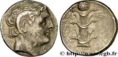 KYRENAICA - KYRENE Statère ou didrachme c. 290 AC. Cyrénaïque, Cyrène R2 silver (20mm, 7,01g, 12h) Obverse : Tête cornue imberbe d’Hermès Parammon à droite sous les traits de Ptolémée Ier Soter Revers