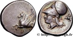 Greek Coins CORINTHIA - CORINTH Type : Statère  Date : c. 360-340 AC.  Mint name / Town : Corinthe, Corinthie  Metal : silver  Diameter : 21,5  mm Orientation dies : 11  h. Weight : 8,49  g. Rarity : 