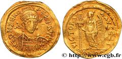Roman coins ZENO Type : Solidus  Date : c. 476-491  Mint name / Town : Constantinople  Metal : gold  Diameter : 20  mm Orientation dies : 6  h. Weight : 4,32  g. Rarity : R2  Officine : 3e  Obverse le