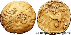 Celtic coins AMBIANI (Area of Amiens) Type : Statère d’or “à la tête d'indien”  Date : IIe siècle avant J.-C.  Mint name / Town : Amiens (80)  Metal : gold  Diameter : 23,5  mm Orientation dies : 3  h