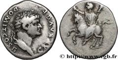 Roman coins DOMITIANUS Type : Denier  Date : 73  Mint name / Town : Rome  Metal : silver  Millesimal fineness : 900  ‰ Diameter : 18,5  mm Orientation dies : 1  h. Weight : 3,21  g. Rarity : R2  Obver