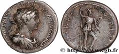 Roman coins TRAJANUS Type : Denier  Date : 116  Mint name / Town : Rome  Metal : silver  Millesimal fineness : 900  ‰ Diameter : 17  mm Orientation dies : 6  h. Weight : 3,22  g. Rarity : R3  Officine