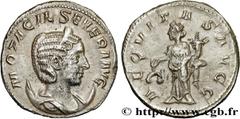 Roman coins OTACILIA SEVERA Type : Antoninien  Date : 246-248  Mint name / Town : Rome  Metal : billon  Millesimal fineness : 450  ‰ Diameter : 20,5  mm Orientation dies : 6  h. Weight : 4,44  g. Rari