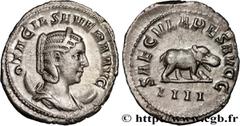 Roman coins OTACILIA SEVERA Type : Antoninien  Date : 248  Mint name / Town : Rome  Metal : billon  Millesimal fineness : 450  ‰ Diameter : 23,5  mm Orientation dies : 6  h. Weight : 4,64  g. Rarity :