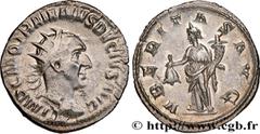 Roman coins TRAJAN DECIUS Type : Antoninien  Date : 250  Mint name / Town : Rome  Metal : billon  Millesimal fineness : 400  ‰ Diameter : 22  mm Orientation dies : 11  h. Weight : 3,49  g. Officine : 
