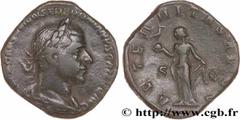 Roman coins TREBONIANUS GALLUS Type : Sesterce  Date : mi  Date : 253  Mint name / Town : Rome  Metal : copper  Diameter : 29,5  mm Orientation dies : 12  h. Weight : 17,37  g. Rarity : R1  Officine :