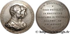 Medals GERMANY - KINGDOM OF PRUSSIA - WILLIAM II Type : Médaille, Noces d’argent de Guillaume II et Augusta-Victoria  Date : 1906  Metal : silver  Diameter : 44,5  mm Engraver : WEIGAND Emil (1837-190