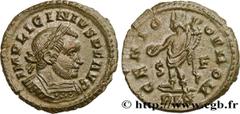 Roman coins LICINIUS I Type : Follis ou nummus  Date : 313-314  Mint name / Town : Londres  Metal : copper  Diameter : 21  mm Orientation dies : 6  h. Weight : 3,56  g. Obverse legend : IMP LICINIVS P