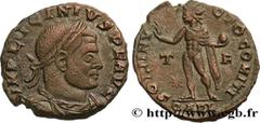 Roman coins LICINIUS I Type : Follis ou nummus  Date : 314-315  Mint name / Town : Arles  Metal : copper  Diameter : 18,5  mm Orientation dies : 5  h. Weight : 3,47  g. Rarity : R2  Officine : 4e  Obv
