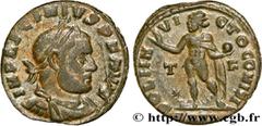 Roman coins LICINIUS I Type : Follis ou nummus  Date : 315-316  Mint name / Town : Arles  Metal : copper  Diameter : 19  mm Orientation dies : 6  h. Weight : 3,32  g. Rarity : R3  Officine : 4e  Obver