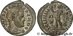 Roman coins LICINIUS I Type : Follis ou nummus  Date : 314-315  Mint name / Town : Rome  Metal : copper  Diameter : 21  mm Orientation dies : 12  h. Weight : 3,62  g. Rarity : R1  Officine : 4e  Obver