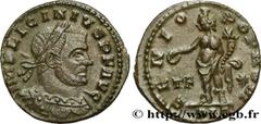 Roman coins LICINIUS I Type : Follis ou nummus  Date : 315  Mint name / Town : Lyon  Metal : copper  Diameter : 19,5  mm Orientation dies : 12  h. Weight : 2,67  g. Rarity : R2  Obverse legend : IMP L