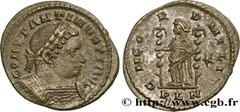 Roman coins CONSTANTINE I THE GREAT Type : Follis ou nummus  Date : 311-312  Mint name / Town : Londres  Metal : copper  Diameter : 22,5  mm Orientation dies : 6  h. Weight : 4,34  g. Rarity : R1  Obv