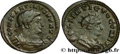 Roman coins CONSTANTINE I THE GREAT Type : Follis ou nummus  Date : 312  Mint name / Town : Trèves  Metal : copper  Diameter : 22  mm Orientation dies : 6  h. Weight : 4,22  g. Rarity : R1  Officine :