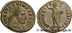 Roman coins CONSTANTINE I THE GREAT Type : Follis ou nummus  Date : 312-313  Mint name / Town : Ticinum  Metal : copper  Diameter : 22  mm Orientation dies : 6  h. Weight : 4,54  g. Rarity : R1  Offic