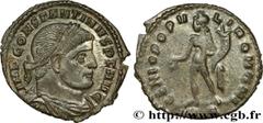 Roman coins CONSTANTINE I THE GREAT Type : Follis ou nummus  Date : 313  Mint name / Town : Rome  Metal : copper  Diameter : 22  mm Orientation dies : 11  h. Weight : 4,01  g. Officine : 4e  Obverse l