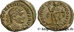 Roman coins CONSTANTINE I THE GREAT Type : Follis ou nummus  Date : 314-315  Mint name / Town : Londres  Metal : copper  Diameter : 18  mm Orientation dies : 6  h. Weight : 4,43  g. Obverse legend : I