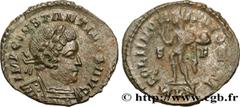 Roman coins CONSTANTINE I THE GREAT Type : Follis ou nummus  Date : fin 314  Date : 314  Mint name / Town : Londres  Metal : copper  Diameter : 19,5  mm Orientation dies : 6  h. Weight : 3,13  g. Rari