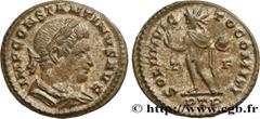 Roman coins CONSTANTINE I THE GREAT Type : Follis ou nummus  Date : 313-315  Mint name / Town : Trèves  Metal : copper  Diameter : 19,5  mm Orientation dies : 5  h. Weight : 3,39  g. Rarity : INÉDIT  
