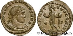 Roman coins CONSTANTINE I THE GREAT Type : Follis ou nummus  Date : 316-317  Mint name / Town : Trèves  Metal : copper  Diameter : 19,5  mm Orientation dies : 6  h. Weight : 3,48  g. Officine : 2e  Ob