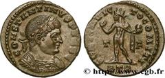 Roman coins CONSTANTINE I THE GREAT Type : Follis ou nummus  Date : 316-317  Mint name / Town : Trèves  Metal : copper  Diameter : 19,5  mm Orientation dies : 11  h. Weight : 3,54  g. Officine : 2e  O